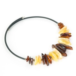 Колье на струне &quot;Алтай&quot; из Янтаря (ассорт.)