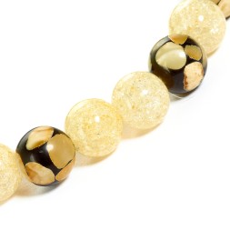 Браслет &quot;Шар&quot; из Янтаря и юв.смолы